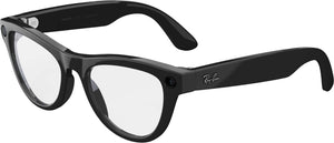 Ray-Ban Meta - Skyler (Gen 2) glasses with Meta AI, Audio, Photo, Video Compatibility - Clear lenses - Shiny Black