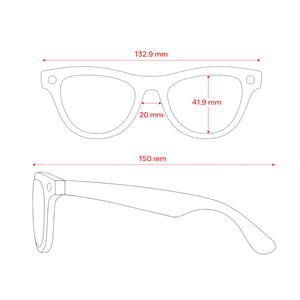 Ray-Ban Meta - Skyler (Gen 2) glasses with Meta AI, Audio, Photo, Video Compatibility - Clear lenses - Shiny Black