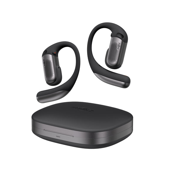 Shokz - OpenFit Pro Open-Ear True Wireless Bluetooth Active Noise Reduction Earbuds - Black