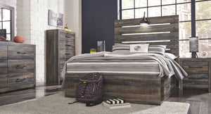 Drystan - Youth Panel Bedroom Set #3pc.bed,dresser,mirror #full #4drawers