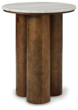 Henfield - Mesa Auxiliar - Beige / Marrón
