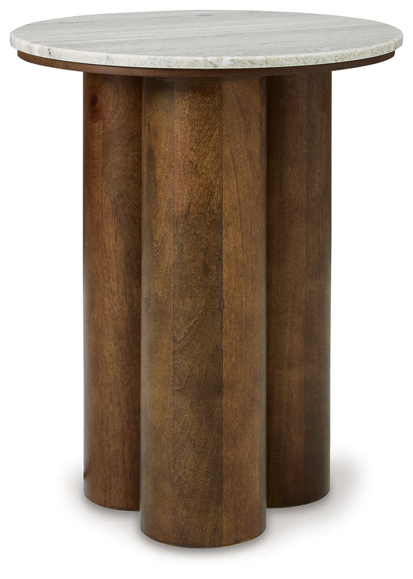 Henfield - Mesa Auxiliar - Beige / Marrón
