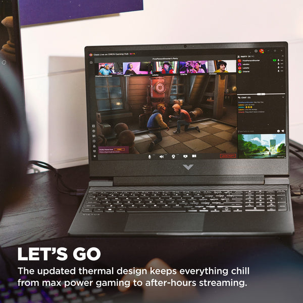 HP - Victus 15.6" 144Hz Full HD Gaming Laptop - Intel Core i5 13420H 2023 - 8GB Memory - NVIDIA GeForce RTX 3050 - 512GB SSD - Mica Silver