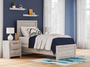 Broachmyn - Panel Bed #lightgray #twin