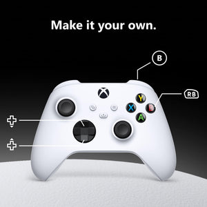 Microsoft - Xbox Wireless Controller for Xbox Series X, Xbox Series S, Xbox One, PCs, and Cloud-Enabled Devices - Robot White