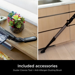 Shark - Stratos MultiFLEX Cordless Stick Vacuum with Clean Sense IQ and Odor Neutralizer, Up to 40 min Runtime - Ash Purple