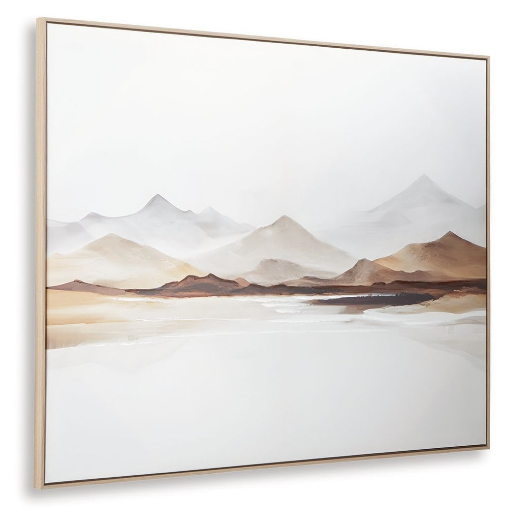 Karalen - Arte de pared - Blanco / Gris / Marrón