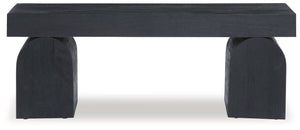 HoLGrove - Banco decorativo - Negro