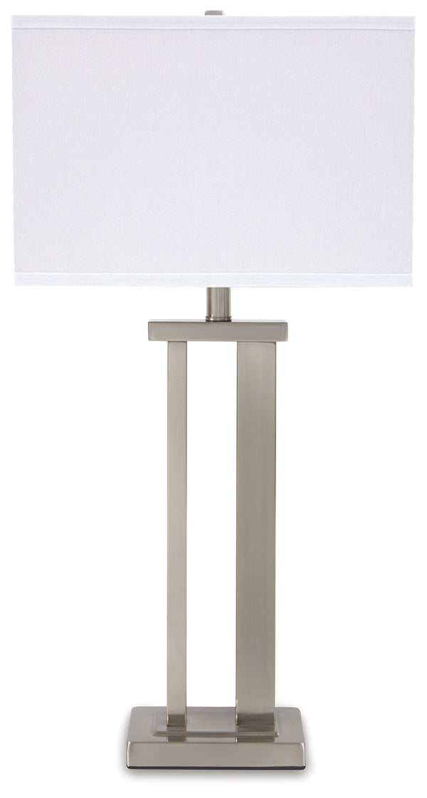Aniela - Metal Table Lamp Set #silver