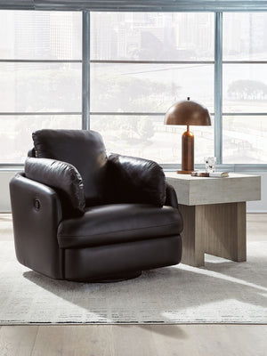 Modmax II - Sillón Reclinable con Planeador Giratorio - Negro