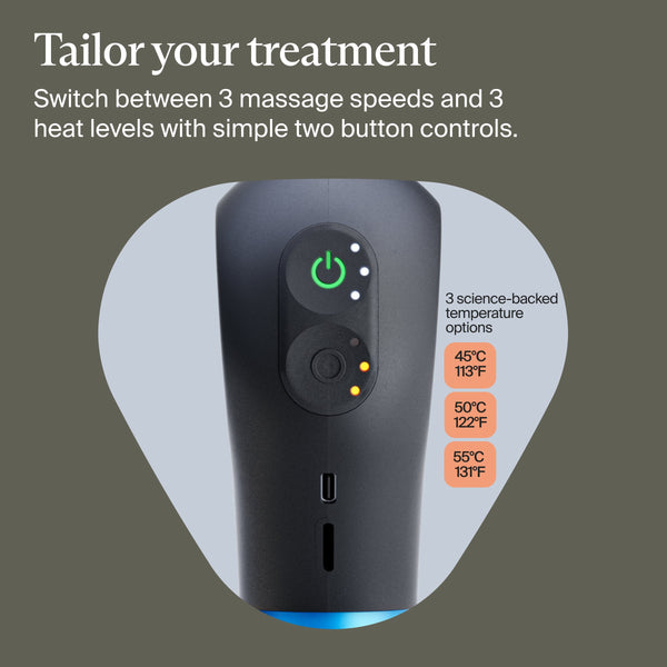 Therabody - Theragun Mini Plus - Heated, Travel-Sized Massage For Faster Recovery On-The-Go - Black