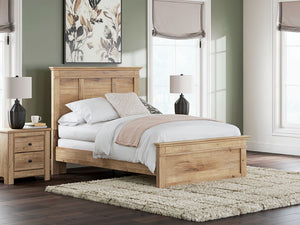 Makidern - Panel Bed #lightbrown #full
