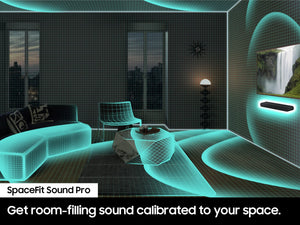 Samsung - HW-S60D 5.0 Channel S-Series All-in-one Soundbar, Dolby Atmos and Q-Symphony - Black