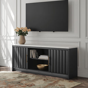 Cadmori - TV Stand With Fireplace Option #none