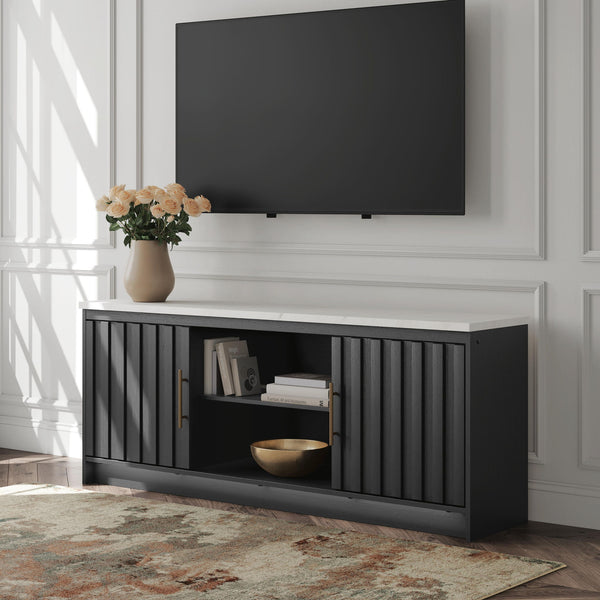 Cadmori - TV Stand With Fireplace Option #none