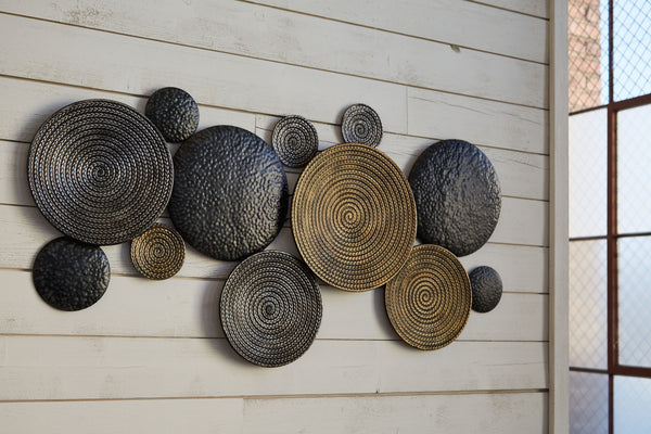 Emsley - Decoración de pared - Metálico / Negro / Gris