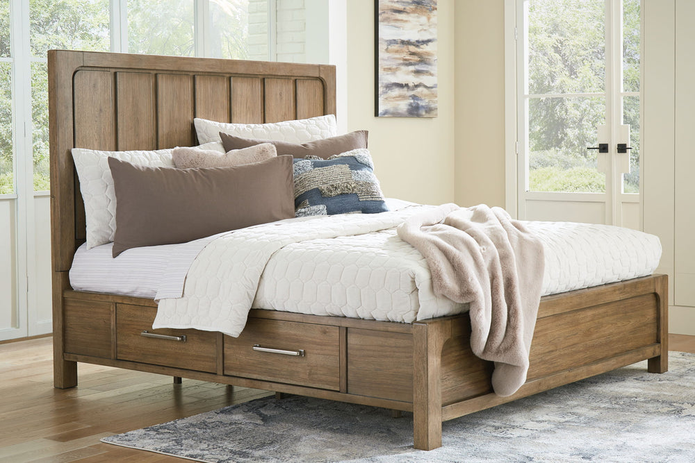 Cabalynn - Panel Bed With Storage #queen