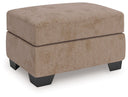 Olten - Ottoman #lightbrown #34"wx24"dx19"h
