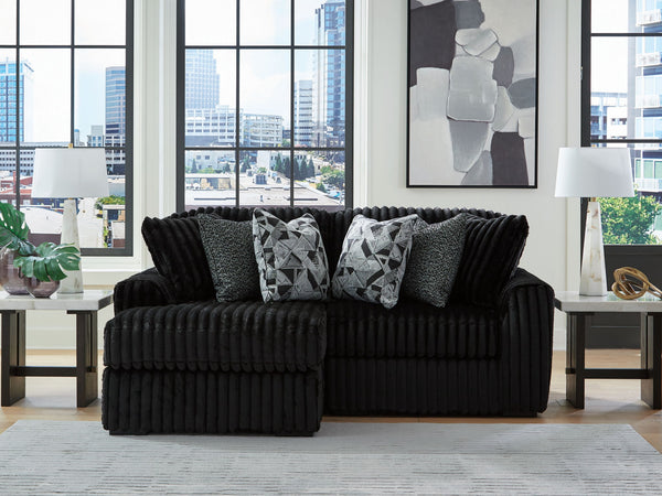 Midnight-Madness - Sectional #black #2pc.leftarmfacingcornerchaisesectional