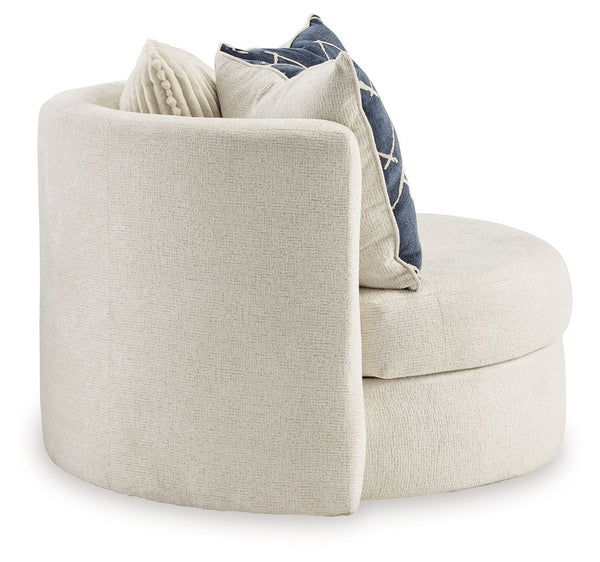 Padova - Sillón Giratorio Acentuado - Marfil