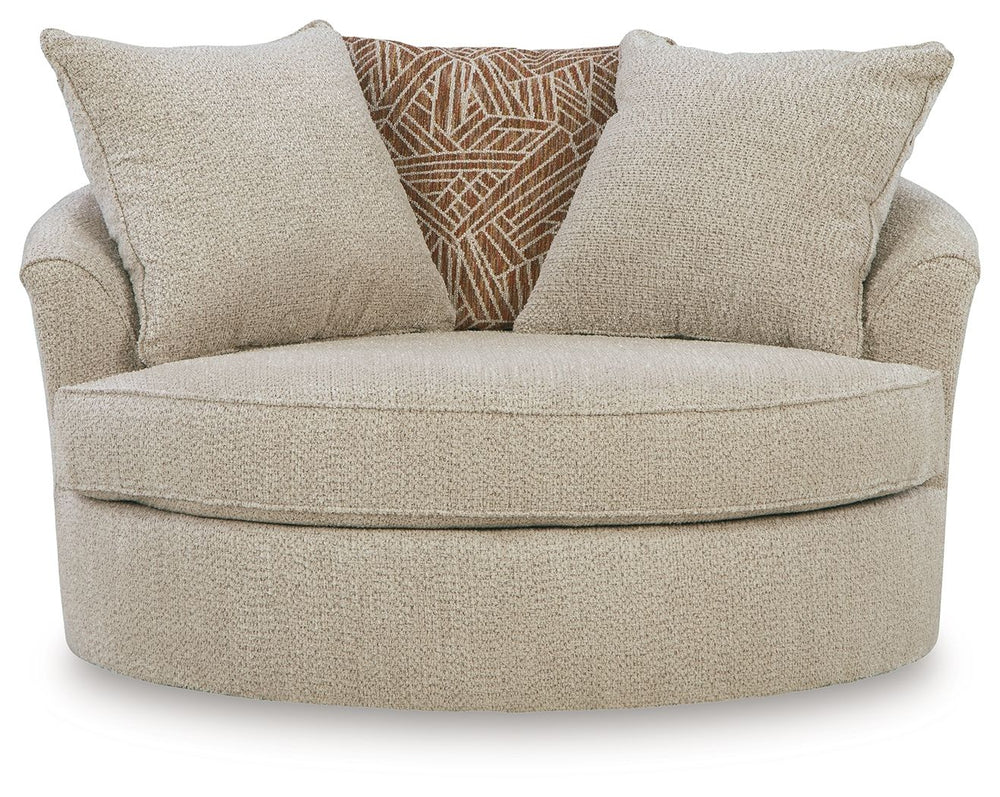 Steelwater Retreat - Sillón Giratorio Grande - Latte