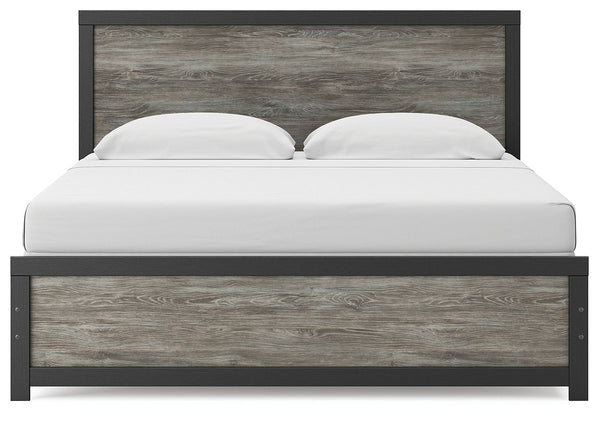 Broachmyn - Panel Bed #black #king
