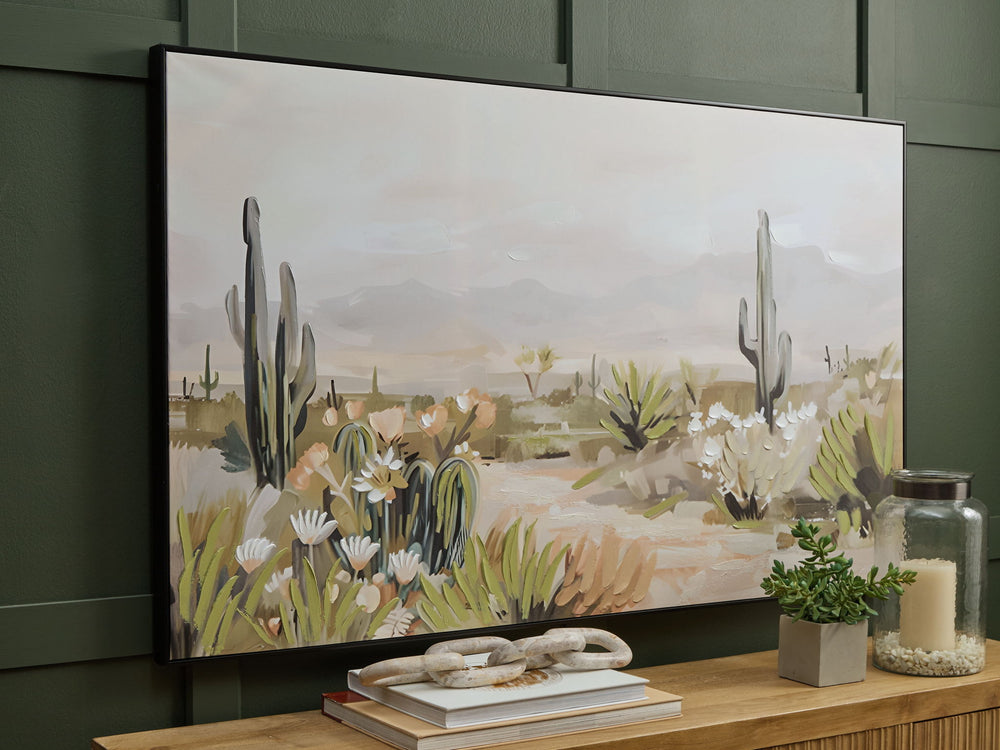 Sidworth - Arte de pared - Verde / Beige / Gris