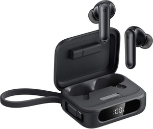 Soundcore - by Anker P41i Bluetooth Wireless In Ear Earbuds with Portable USB-C 3,000mAh Phone Charger (With Lightning Adapter) - Black