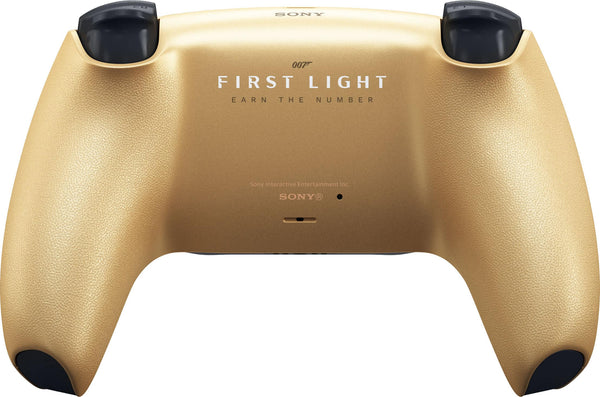Sony Interactive Entertainment - DualSense Wireless Controller – 007 First Light Limited Edition for PS5, PC, Mac & Mobile - Gold