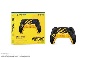 Sony Interactive Entertainment - DualSense Wireless Controller for PS5, PC, Mac & Mobile - Marvel’s Wolverine Battle Limited Edition - Yellow