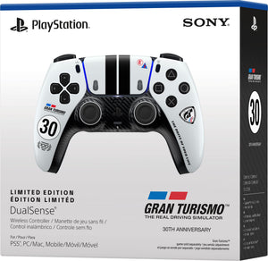 Sony Interactive Entertainment - DualSense Wireless Controller – Gran Turismo Limited Edition- For PS5, PC, Mac & Mobile - White