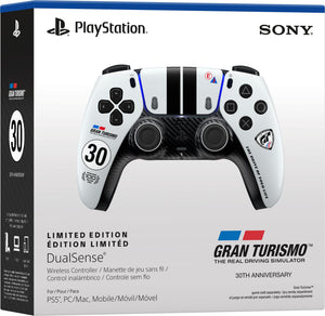 Sony Interactive Entertainment - DualSense Wireless Controller – Gran Turismo Limited Edition- For PS5, PC, Mac & Mobile - White