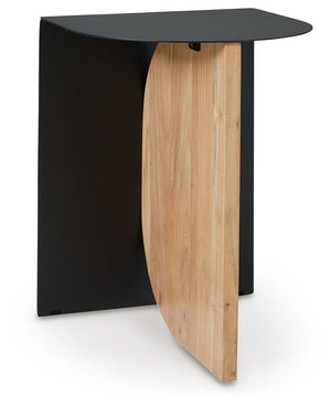 Ladgate - Mesa auxiliar - Negro / Natural