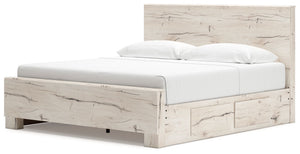 Lawroy - Panel Bed With Storage #king #2underbedstorageunits