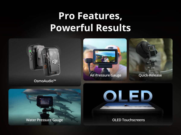 DJI - Osmo Action 5 Pro 4K Action Camera Adventure Bundle - Black