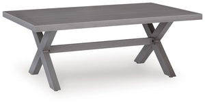 Half Moon Beach - Rectangular Cocktail Table - Gray