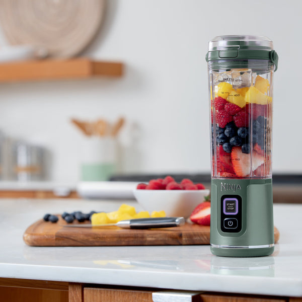 Ninja - Blast 18 oz. Portable Blender - Forest Green