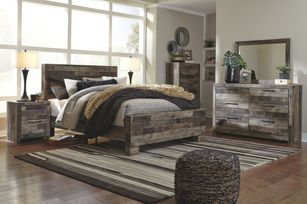 Derekson - Panel Bedroom Set #4pc.bed,dresser,mirror,chest|6pc.bed,dresser,mirror,chest,2nightstands|3pc.bed,dresser,mirror|5pc.bed,dresser,mirror,2nightstands #queen #none