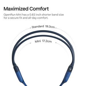 Shokz - OpenRun Wireless Bone Conduction Open-Ear Bluetooth Endurance Headphones (USB-Charging) - Blue