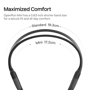 Shokz - OpenRun Wireless Bone Conduction Open-Ear Bluetooth Endurance Headphones (USB-Charging) - Black