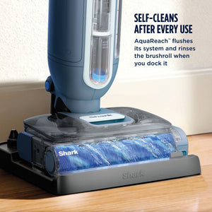 Shark - AquaReach Cordless Vacuum and Mop, with Extendable Reach Wand - Blue