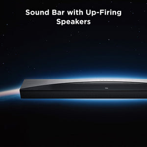 TCL - Q85H Q Class 7.1.4 Channel Sound Bar with Dolby Atmos, Wireless Subwoofer, and Wireless Surround Speakers - Black