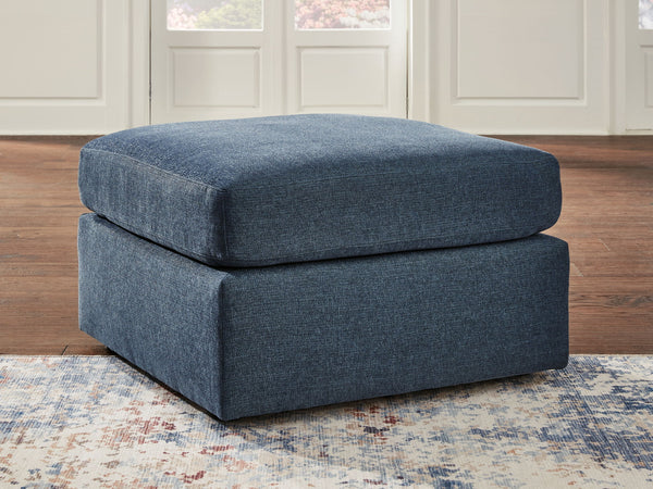 Modmax - Oversized Accent Ottoman #blue