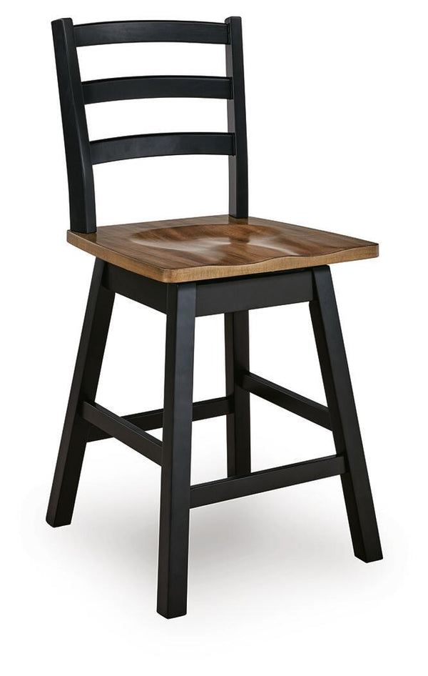 Wildenauer - Swivel Stool (Set of 2) #29"wx22"dx22"h