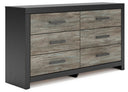 Broachmyn - Six Drawer Dresser #black #dressers