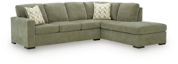 Bridgepoint - Sleeper Sectional #green #2pc.rightarmfacingcornerchaisesleepersectional
