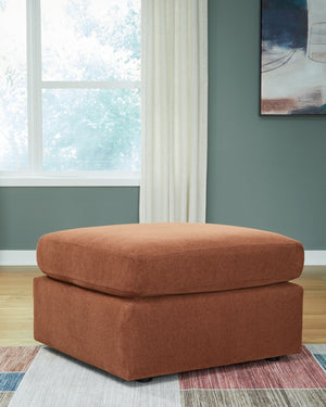 Modmax - Oversized Accent Ottoman #lightbrown