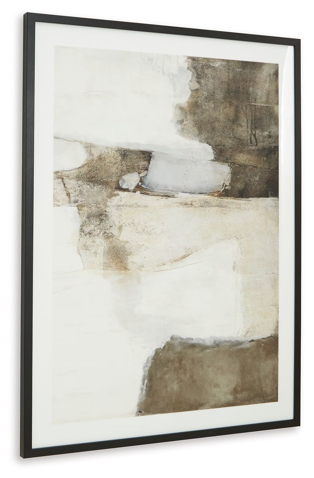 Aldricton - Arte de pared - Marrón / Blanco