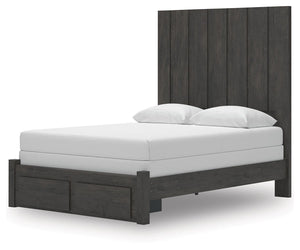 Fraluna - Panel Storage Bed #queen