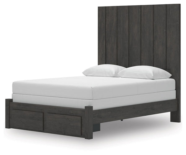 Fraluna - Panel Storage Bed #queen